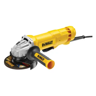 DWE4203 DeWALT ÚHLOVÁ BRUSKA 125mm SE SPODNÍM, KOLÍBKOVÝM SPÍNAČEM , 1 010W