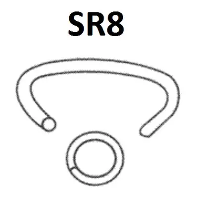 Bostitch C-kroužky SR8 19 mm, pozink, hliník, nerez 2500ks typ: RING616SS50 C-kroužky SR8 19 mm,