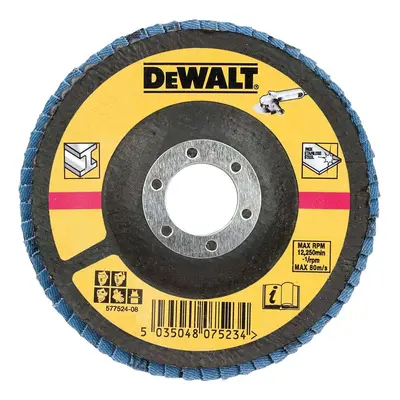 DT3308 DEWALT BRUSNÝ LAMELOVÝ KOTOUČ 125 X 22,2 X 36G FLAT TYP 27 NA KOV