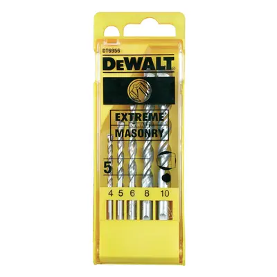 DT6956 DEWALT 5DÍLNÁ SADA VRTÁKŮ DO ZDIVA EXTREME (4, 5, 6, 8, 10MM)