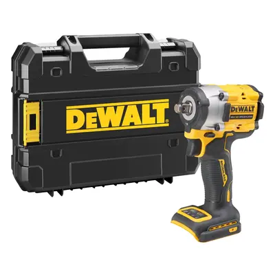 DCF921NT DEWALT 18V AKU BEZUHLÍKOVÝ RÁZOVÝ UTAHOVÁK 1/2" - BEZ BATERIÍ A NABÍJEČKY, KUFR T-STAK