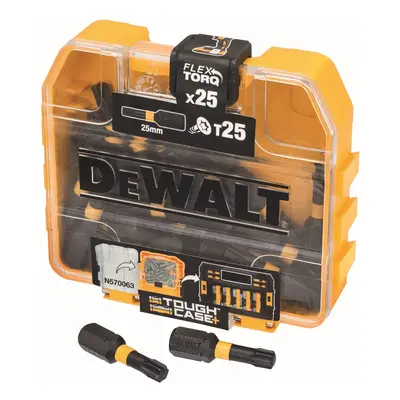 DT70558T DEWALT BITY S DRÁŽKOU TORX 25, 25 MM, 25 KS, TORZNÍ