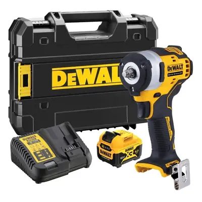 DCF903P1 DEWALT 12V AKU BEZUHLÍKOVÝ RÁZOVÝ UTAHOVÁK 3/8", 1 X 5,0Ah BATERIE XR LI-ION, NABÍJEČKA