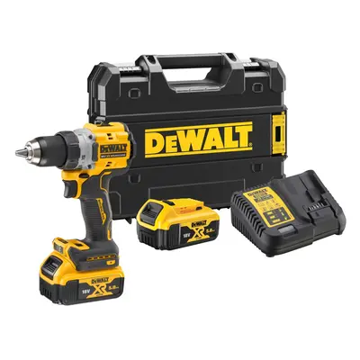 DCD800P2T DeWALT 18V AKU BEZUHLÍKOVÁ VRTAČKA/ŠROUBOVÁK , 2X 5,0AH AKU XR LI-ION, NABÍJEČKA, KUFR