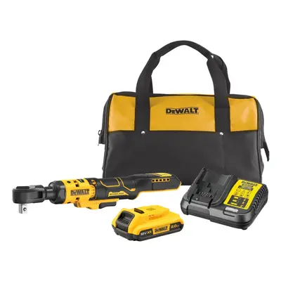 DCF512D1 DEWALT 18V AKU BEZUHLÍKOVÁ RÁČNA 1/2", MAX. UTAHOVACÍ MOMENT 95 NM, 1 X 2,0 AH BATERIE,