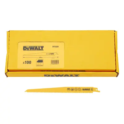 DT2320 DEWALT PILOVÉ PLÁTKY 228 MM, 6 TPI, PRO RYCHLÉ ŘEZY DŘEVA S HŘEBÍKY A PEVNÝCH PLASTŮ, 100