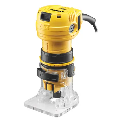 DWE6005 DEWALT OHRAŇOVACÍ FRÉZA 590W, 6MM, 1,5 KG, NA VRSTVENÉ MATERIÁLY