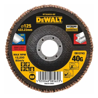 DT30602 DEWALT BRUSNÝ EXTREME LAMELOVÝ KOTOUČ JUMBO TYPE 27 125 X 22,23 X 40G NA KOV