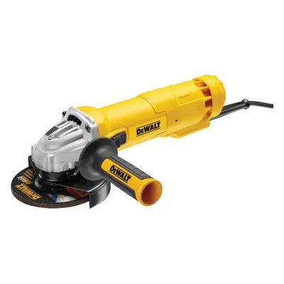 DWE4227 DeWALT ÚHLOVÁ BRUSKA 125mm 1 200W, S BOČNÍM BEZNAPĚŤOVÝM SPÍNAČEM