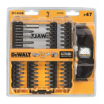 DT70703 DeWALT 47DÍLNÁ SADA BITŮ TORX/PH/PZ A NÁSTAVCŮ