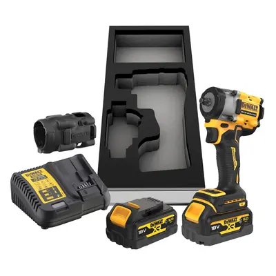 DCF923P2G-QW DEWALT 18V RÁZOVÝ UTAHOVÁK 3/8", 2 X 5,0 AH BATERIE S CFN KRYTEM, NABÍJEČKA, PUR V