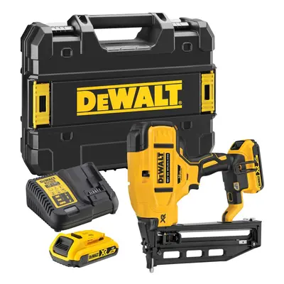 DCN662D2 DEWALT AKU 18V BEZUHLÍKOVÁ DOKONČOVACÍ HŘEBÍKOVAČKA, 2 X 2,0 AH, NABÍJEČKA, KUFR T-STAK