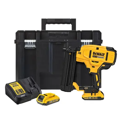 DCN680D2 DEWALT AKU DOKONČOVACÍ BEZUHLÍKOVÁ HŘEBÍKOVAČKA 18volt, 2x 2,0Ah pro kolářské hřebíčky 