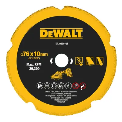 DT20590-QZ DEWALT 75 MM DIAMANTOVÝ MULTIMATERIÁLOVÝ KOTOUČ