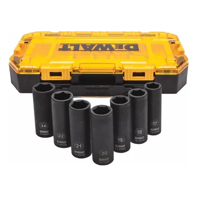 DWMT74737-0 DEWALT 7DÍLNÁ SADA PRODLOUŽENÝCH 1/2" HLAVIC