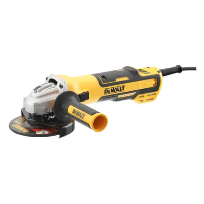 DWE4357 DEWALT BEZUHLÍKOVÁ ÚHLOVÁ BRUSKA 125MM, 1700W, S REGULACÍ OTÁČEK