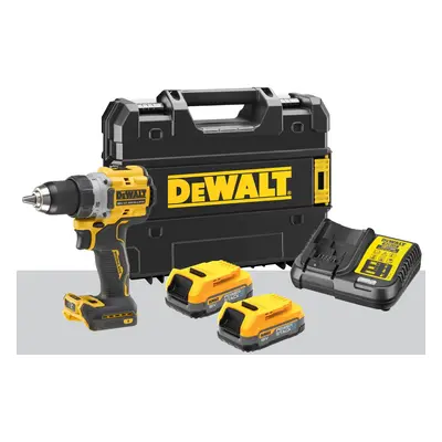 DCD800E2T DeWALT 18V AKU BEZUHLÍKOVÁ VRTAČKA/ŠROUBOVÁK , 2 X 1,7 AH BATERIE POWERSTACK, NABÍJEČK