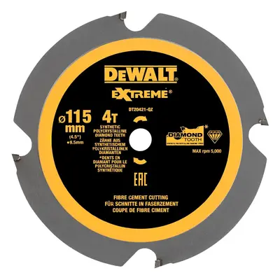 DT20421 DEWALT PILOVÝ KOTOUČ 115 X 9,5 MM, 4 ZUBY