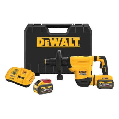 DCH832X2 DEWALT 54V XR FLEXVOLT SEKACÍ KLADIVO SDS-MAX, 10,5 J, 2 X 9,0 AH BATERIE, NABÍJEČKA, K