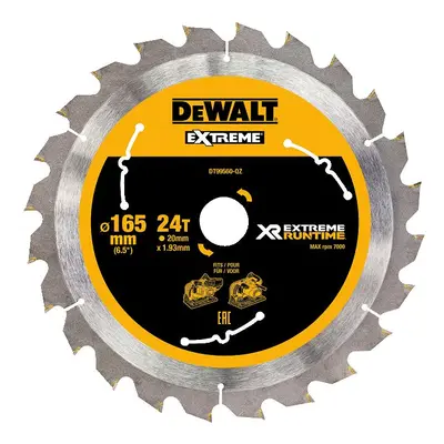 DT99560 DeWALT Pilový kotouč FLEXVOLT pro kot. pily 165x20mm 24 zubů