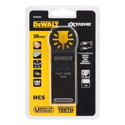 DT20740 DEWALT PILOVÝ LIST HCS PRO ŘEZÁNÍ TVRDÉHO DŘEVA 32 MM