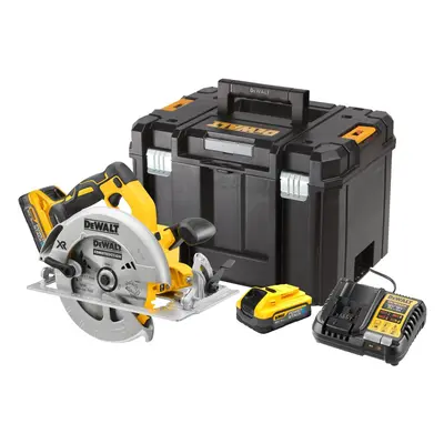 DCS570H2T DEWALT 18VOLT AKU BEZUHLÍKOVÁ KOTOUČOVÁ PILA 18VOLT , 184mm PRŮMĚR KOTOUČE, 2 x 5,0Ah 