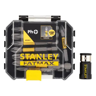 STA88564 STANLEY FATMAX 10DÍLNÁ SADA 50MM TORZNÍCH BITŮ S DRŽÁKEM BITŮ