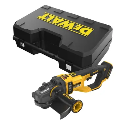 DCG460NK DEWALT AKU 54V ÚHLOVÁ BEZUHLÍKOVÁ BRUSKA FLEXVOLT 230MM, BATERIE A NABÍJEČKY, KUFR