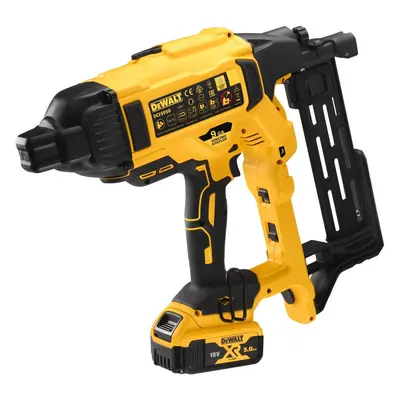 DCFS950P2 DEWALT AKU 18V BEZUHLÍKOVÁ SPONKOVAČKA NA PŘIPEVŇOVÁNÍ DRÁTŮ A PLOTŮ, 2 X 5,0 AH BATER