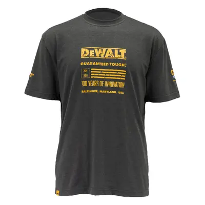 DEWALT-MORAVA PÁNSKÉ TRIČKO 100LET DEWALT ORIGINAL ŠEDÉ* Velikost: XXL