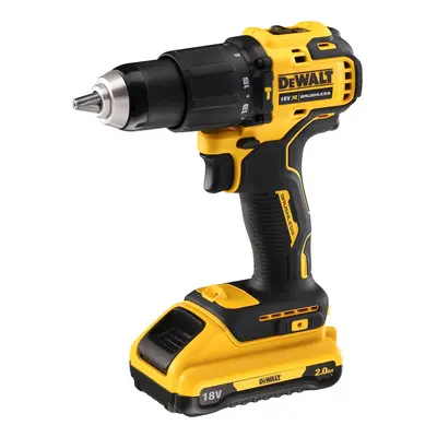 DCD709D2T DEWALT 18V AKU BEZUHLÍKOVÁ PŘÍKLEPOVÁ VRTAČKA/ŠROUBOVÁK , 2X BATERIE XR LI-ION 2,0 AH,