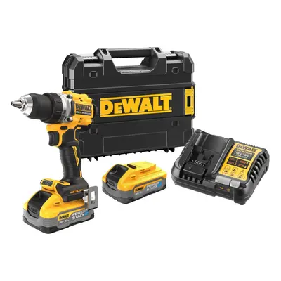 DCD800H2T DeWALT 18V AKU BEZUHLÍKOVÁ VRTAČKA/ŠROUBOVÁK , 2 X POWERSTACK 5,0 AH, NABÍJEČKA, KUFR 