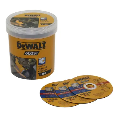 DT20540 DEWALT 100 KS ŘEZNÝCH KOTOUČŮ 125 X 1,0 MM NA KOV