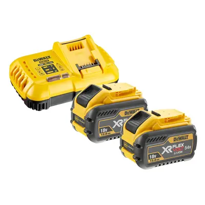 DCB118Y2 DeWALT 2X BATERIE FLEXVOLT XR LI-ION 12,0AH 54/18VOLT A NABÍJEČKA