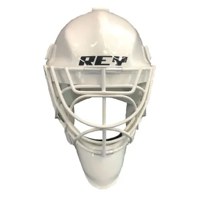 Maska Rey Čeman Fiber Glass CE, bílá, Senior, M, 55-59cm