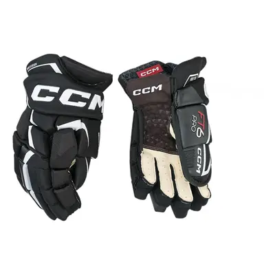 Rukavice CCM Jetspeed FT6 Pro SR, černá-žlutá, Senior