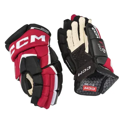 Rukavice CCM Jetspeed FT6 Pro JR, tmavě modrá-žlutá, Junior