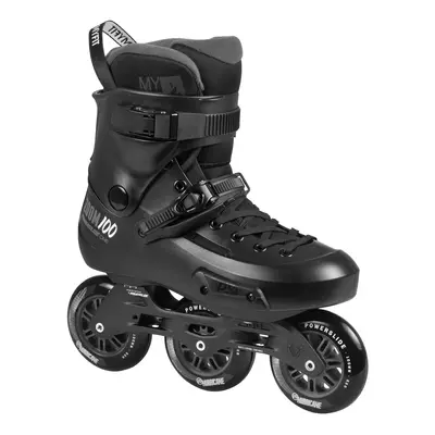 Kolečkové brusle Powerslide Zoom Pro Black Trinity, 3x, 100