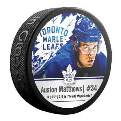 Fanouškovský puk NHL Auston Matthews, Toronto Maple Leafs