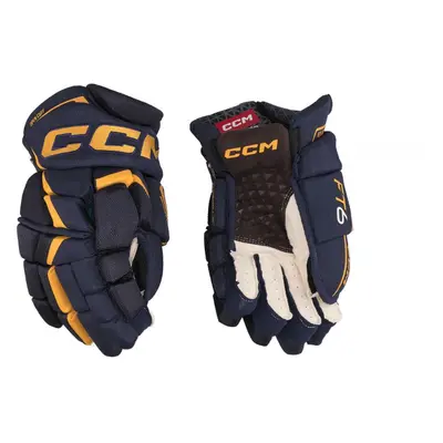 Rukavice CCM Jetspeed FT6 JR, tmavě modrá-žlutá, Junior