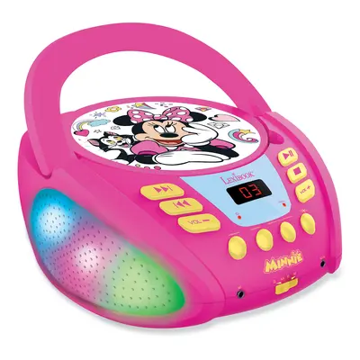 Lexibook Svítící Bluetooth CD přehrávač Myška Minnie