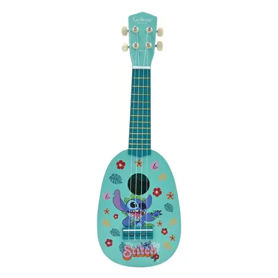 Lexibook Dřevěné ukulele s nylonovými strunami 53 cm Disney Stitch