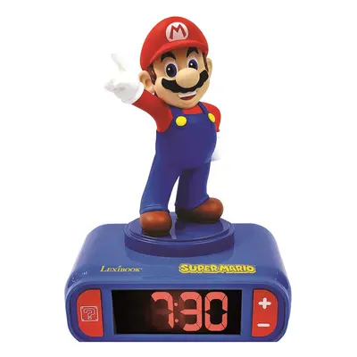 Lexibook Budík s 3D figurkou Super Mario