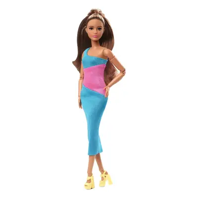 Mattel Barbie Looks brunetka s culíkem