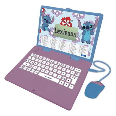 Lexibook Francouzsko-anglický vzdělávací notebook Disney Stitch