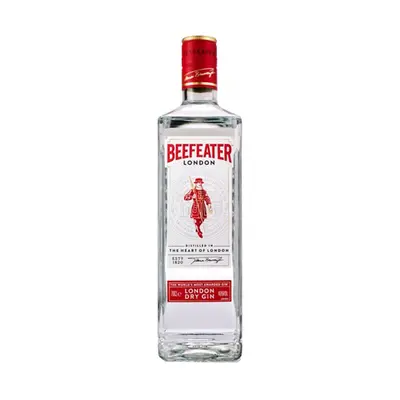 Beefeater London dry gin 40% 1 l (holá láhev)