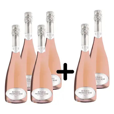 Prosecco Rosé Ai Galli DOC Brut Millesimato 4+2 ZDARMA