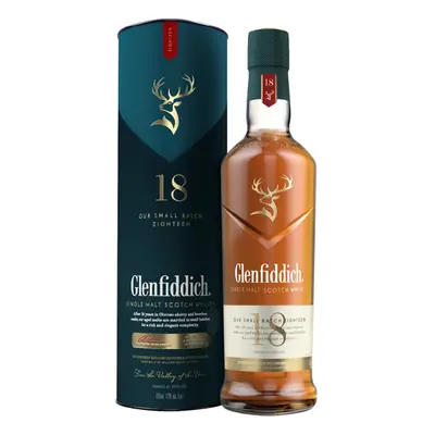 Glenfiddich 18y 40% 0,7 l (tuba)