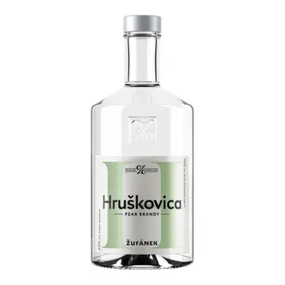 Žufánek Lihovar HRUŠKOVICA 45% 0,5 l (holá láhev)