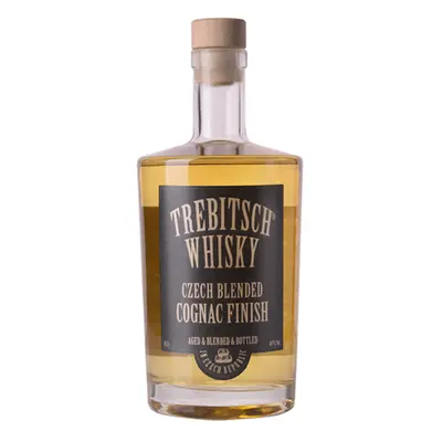 TREBITSCH Czech Blended Whisky COGNAC finish 40% 0,5 l (holá láhev)